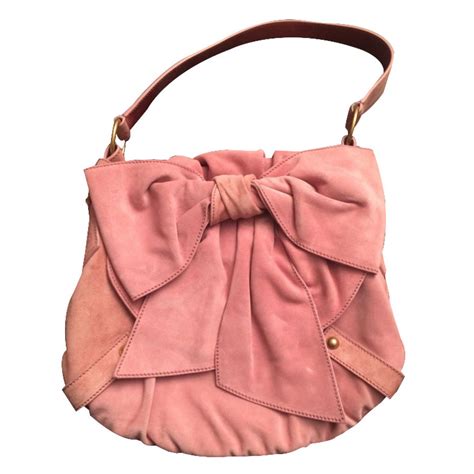 Sacs à main rose YVES SAINT LAURENT pour Femme